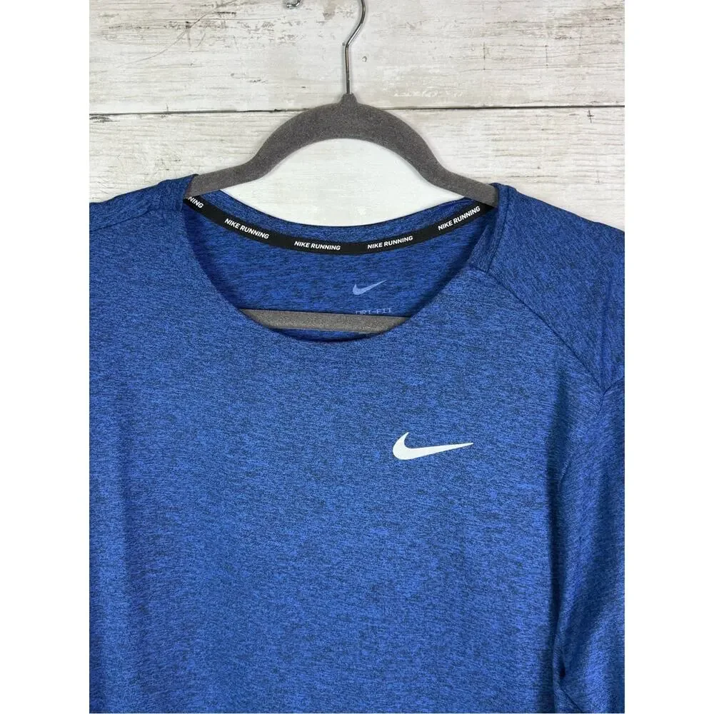 Nike Men’s Long-Sleeve Dri-FIT Training Shirt - Royal Blue